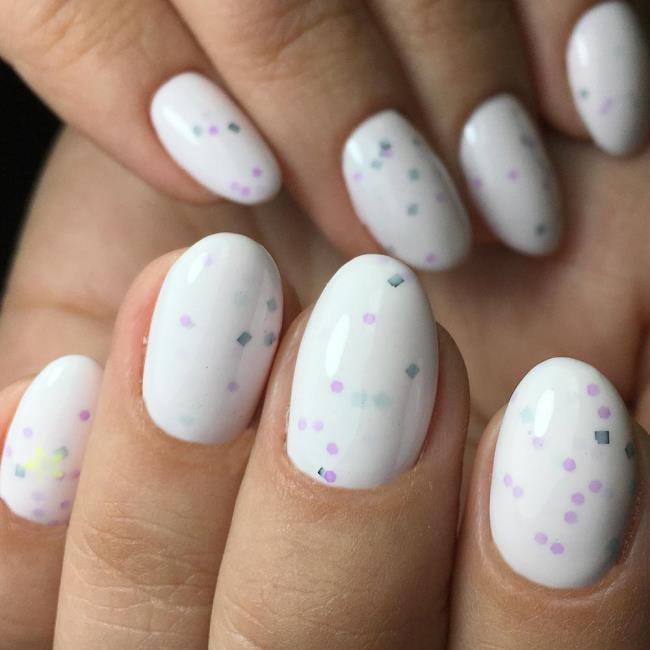 Gel nails 2020: trends and nail art, 100 images