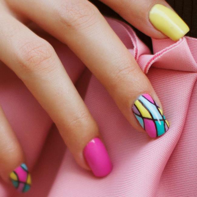 Gel nails 2020: trends and nail art, 100 images