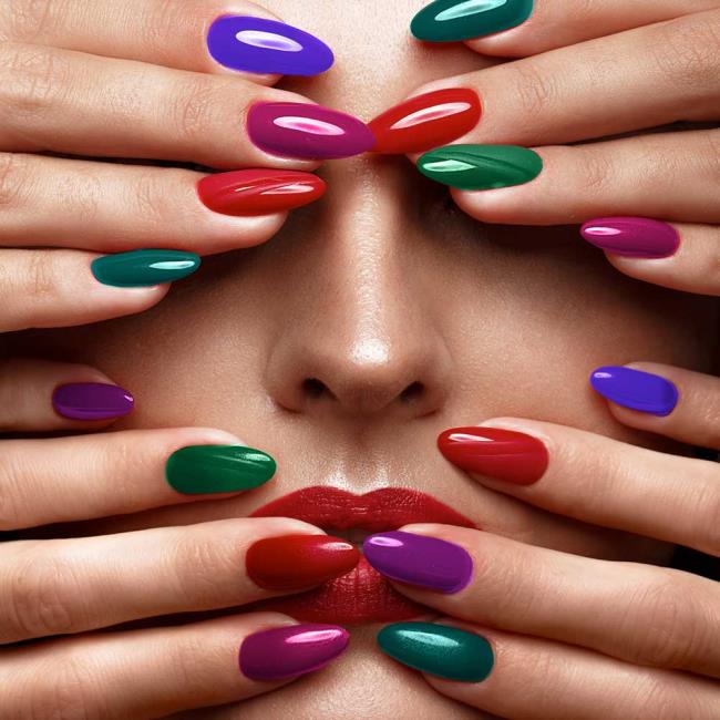 Gel nails 2020: trends and nail art, 100 images