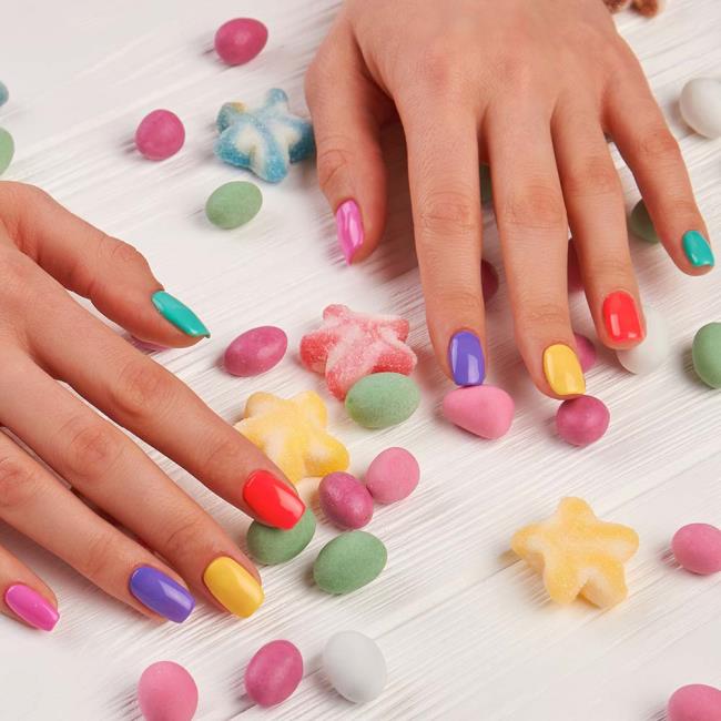 Gel nails 2020: trends and nail art, 100 images