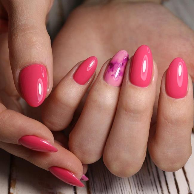 Gel nails 2020: trends and nail art, 100 images