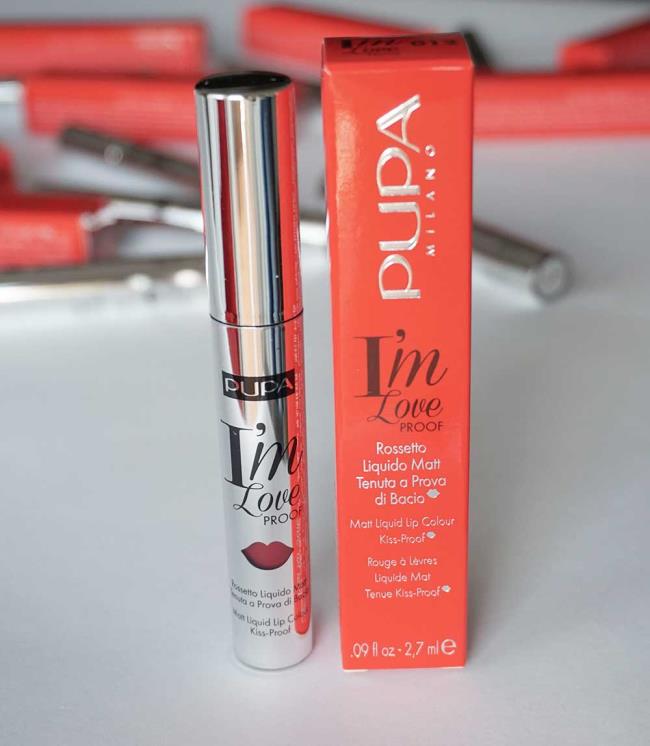 Pupa I'm Loveproof liquid lipsticks: review and photos