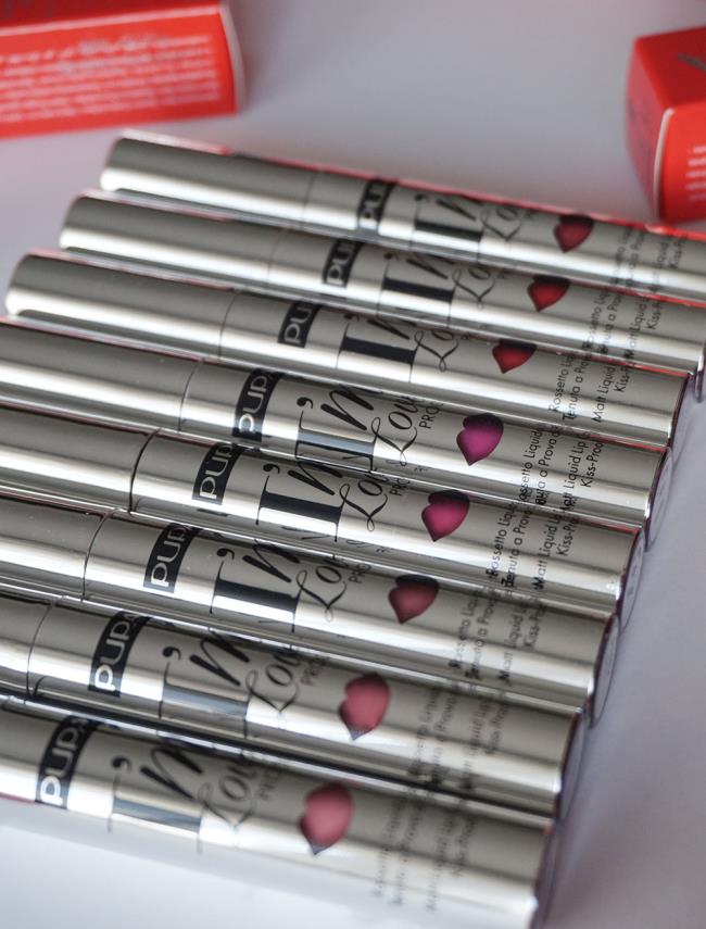 Pupa I'm Loveproof liquid lipsticks: review and photos