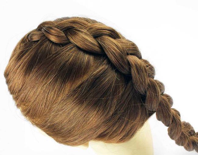 How to make a raised braid