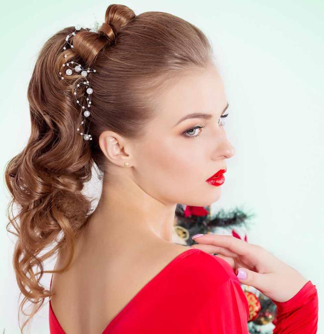 Christmas hairstyles 2020: the 100 most beautiful!  Images and Tutorials