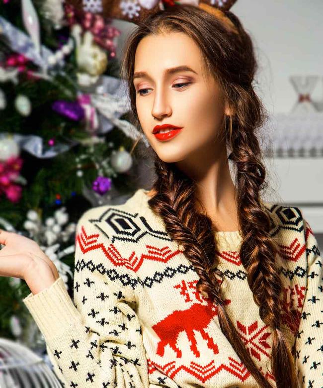 Hairstyles for Christmas and New Year's parties: the most beautiful!