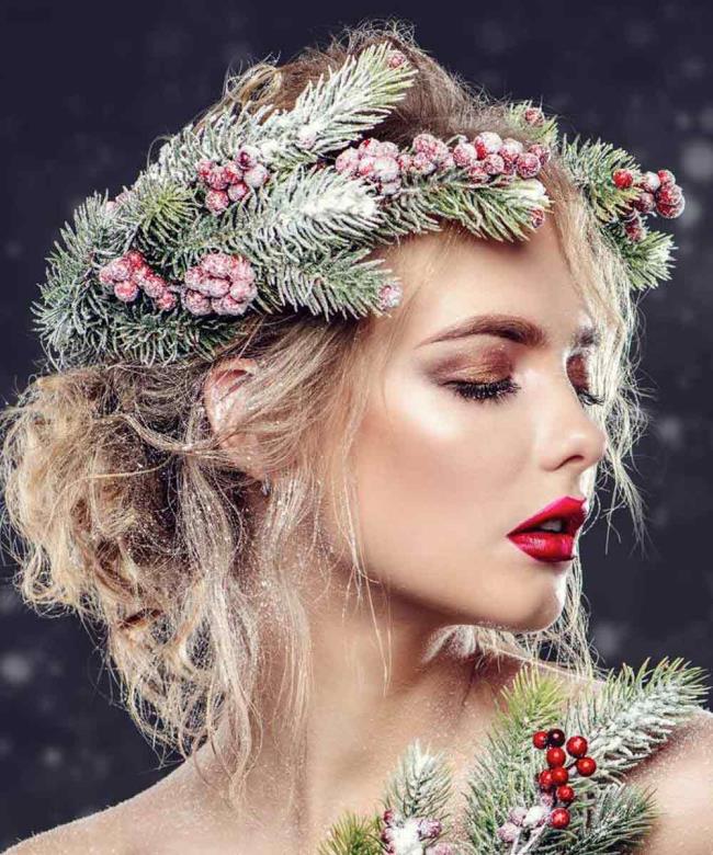 Hairstyles for Christmas and New Year's parties: the most beautiful!