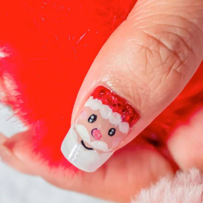 Ongles de Noël 2020, beau gel et nail art: 150 images