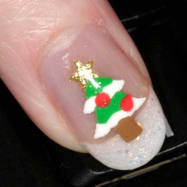 Kerstnagels 2020, prachtige gel en nail art: 150 afbeeldingen