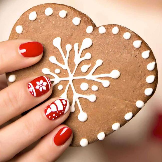 Weihnachtsnägel 2020, schöne Gel- und Nagelkunst: 150 Bilder