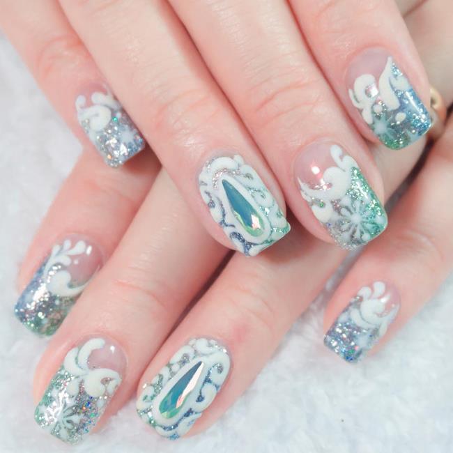 Christmas nails 2020, beautiful gel and nail art: 150 images