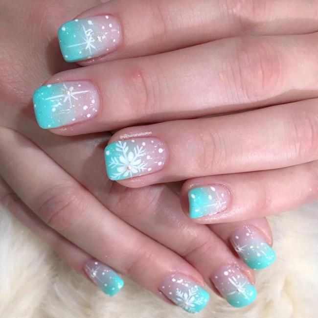 Kerstnagels 2020, prachtige gel en nail art: 150 afbeeldingen