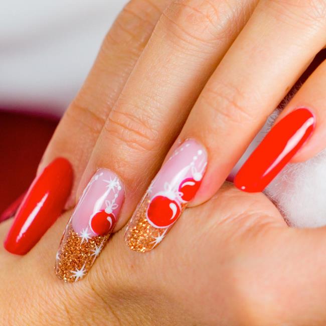 Christmas nails 2020, beautiful gel and nail art: 150 images