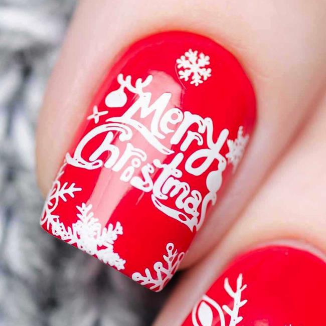 Christmas nails 2020, beautiful gel and nail art: 150 images