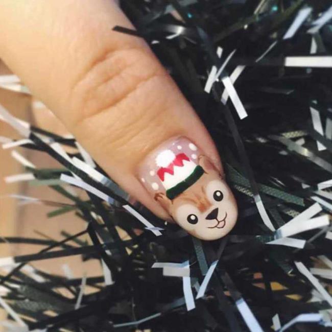 Kerstnagels 2020, prachtige gel en nail art: 150 afbeeldingen