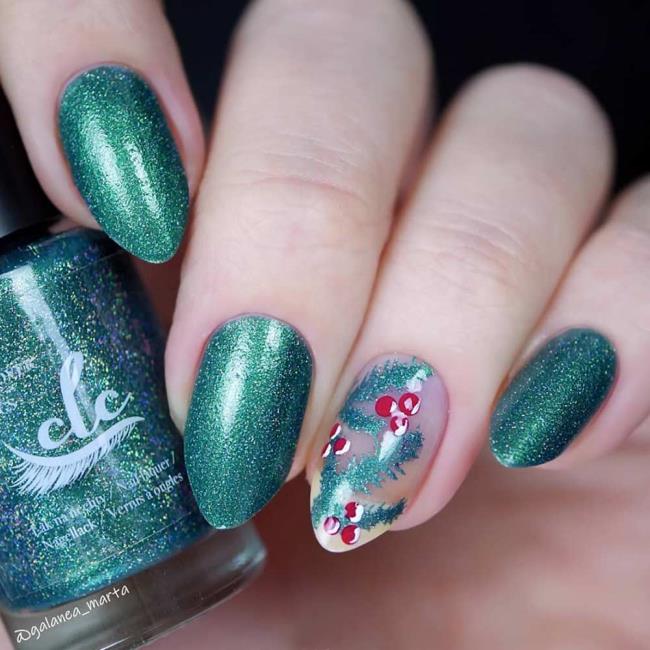 Christmas nails 2020, beautiful gel and nail art: 150 images