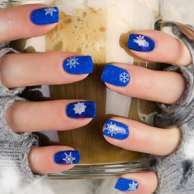 Kerstnagels 2020, prachtige gel en nail art: 150 afbeeldingen