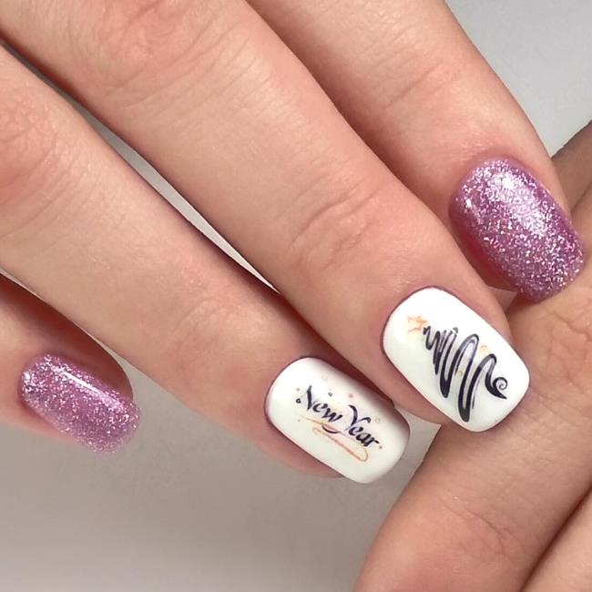 Kerstnagels 2020, prachtige gel en nail art: 150 afbeeldingen