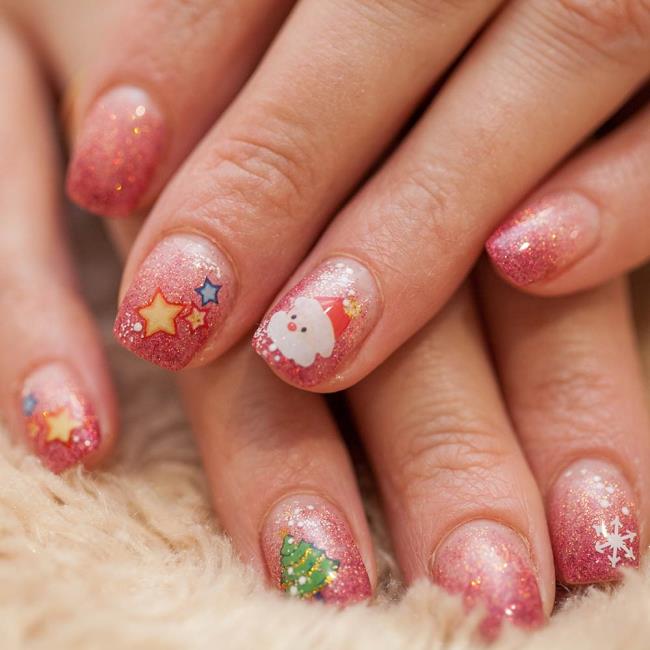 Kerstnagels 2020, prachtige gel en nail art: 150 afbeeldingen