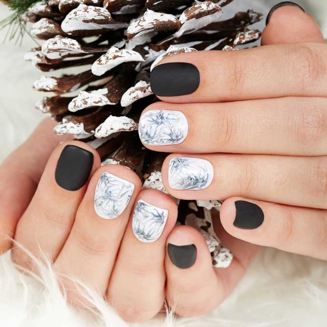 Kerstnagels 2020, prachtige gel en nail art: 150 afbeeldingen