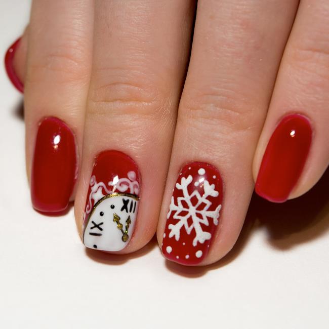 Christmas nails 2020, beautiful gel and nail art: 150 images