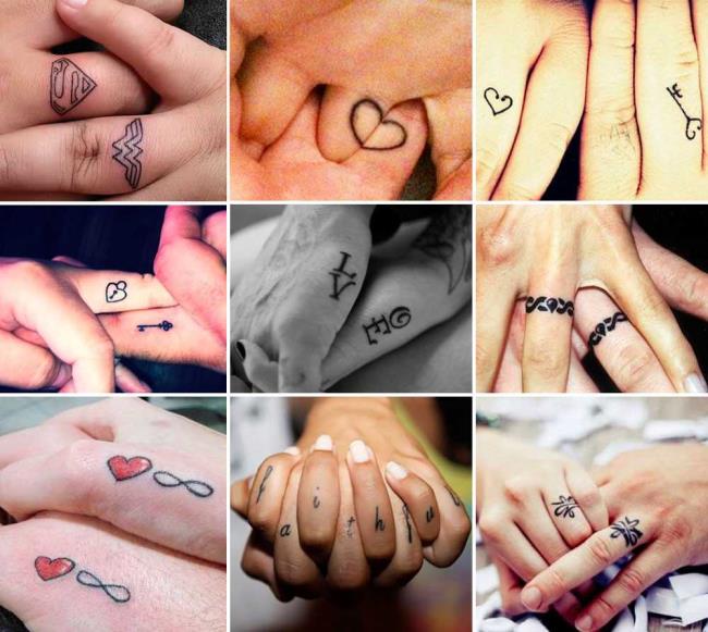 Tatouages ​​de couple: 200 belles photos et idées