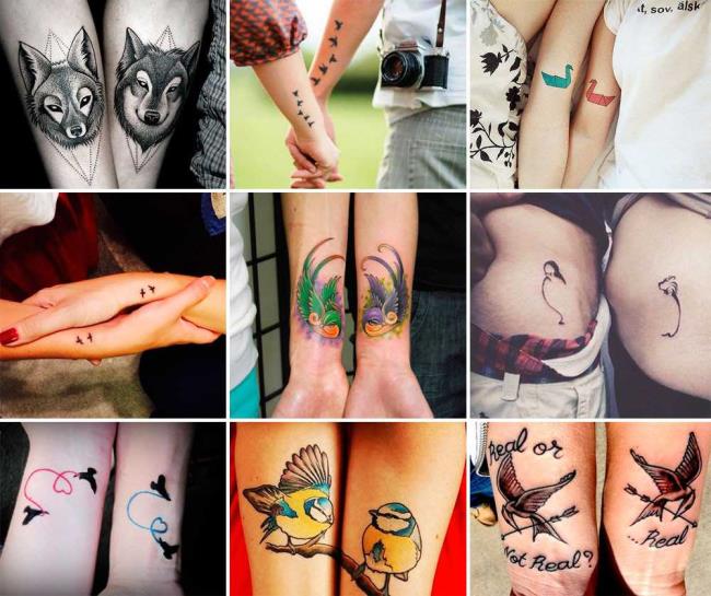 Tatuaje de cuplu: 200 de fotografii și idei frumoase