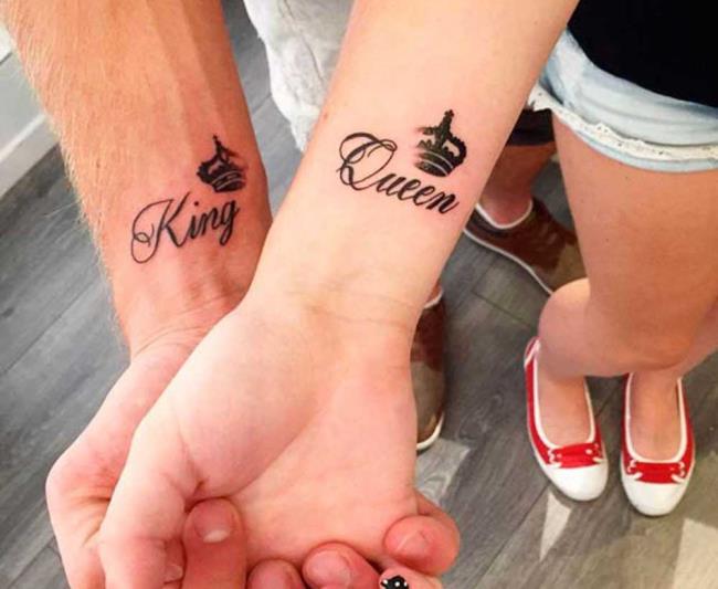 Tatouages ​​de couple: 200 belles photos et idées