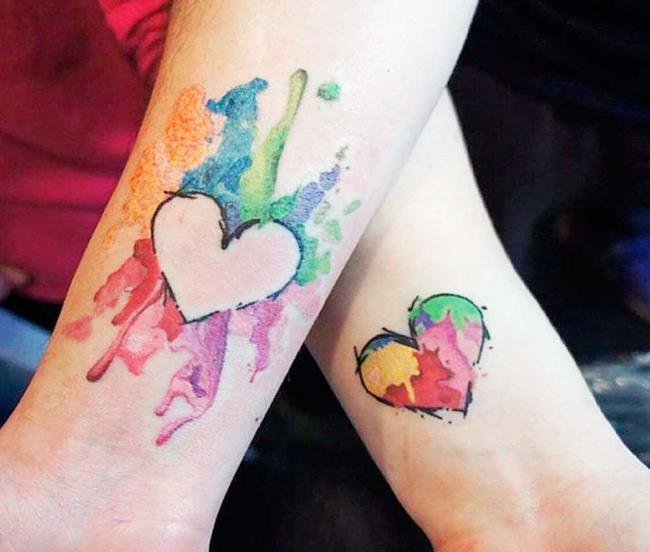 Couple tattoos: 200 beautiful photos and ideas