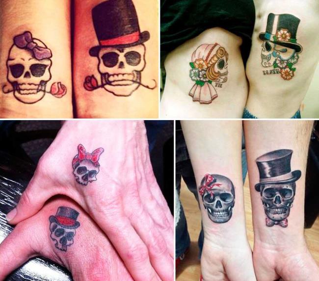 Couple tattoos: 200 beautiful photos and ideas