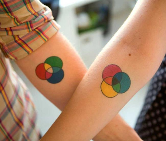 Couple tattoos: 200 beautiful photos and ideas