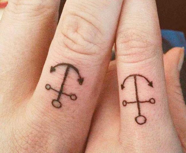 Tatouages ​​de couple: 200 belles photos et idées