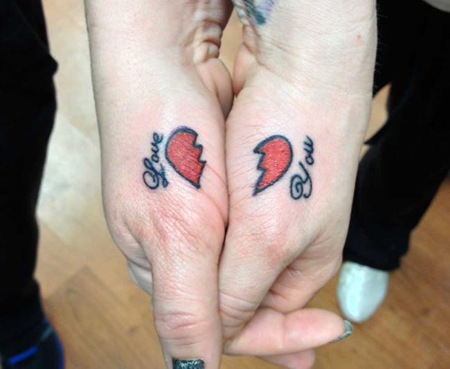 Tatouages ​​de couple: 200 belles photos et idées