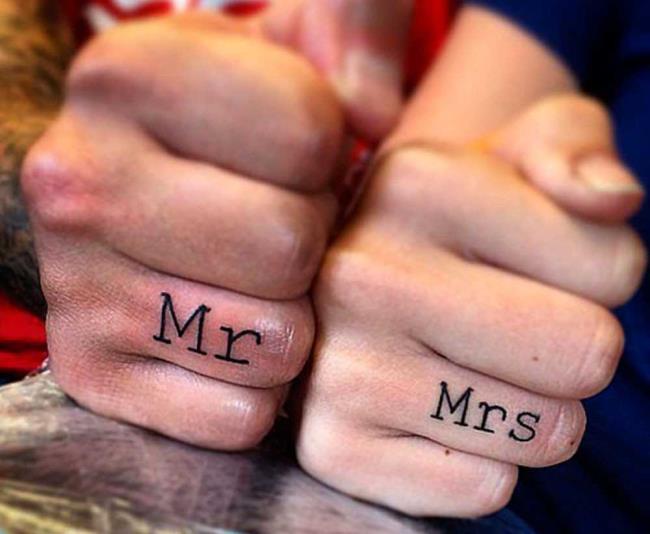 Tatouages ​​de couple: 200 belles photos et idées