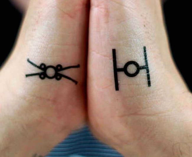 Couple tattoos: 200 beautiful photos and ideas