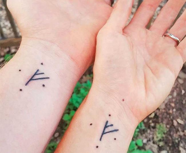 Tatouages ​​de couple: 200 belles photos et idées