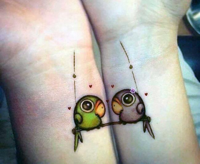 Couple tattoos: 200 beautiful photos and ideas