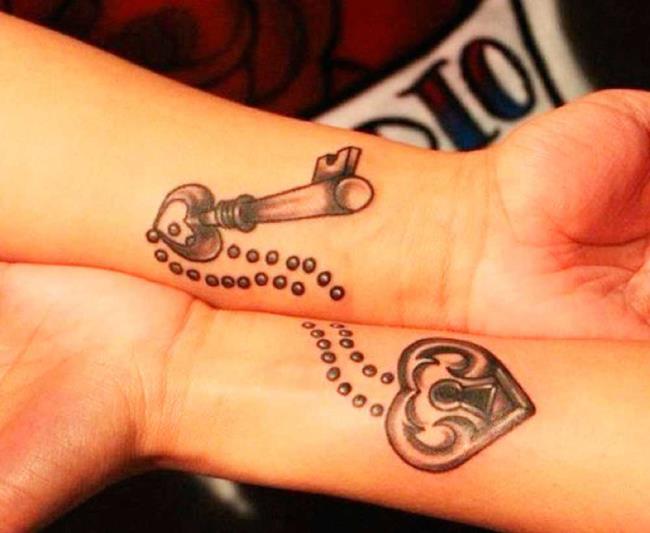 Couple tattoos: 200 beautiful photos and ideas