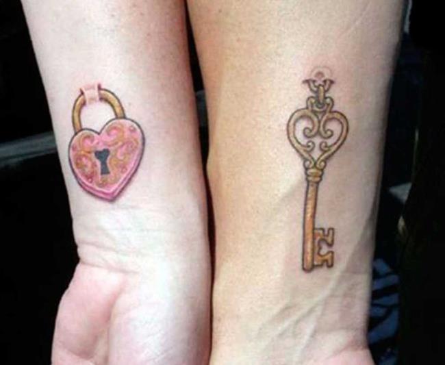 Tatouages ​​de couple: 200 belles photos et idées