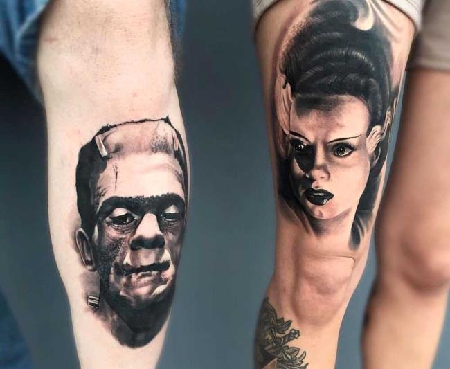 Couple tattoos: 200 beautiful photos and ideas