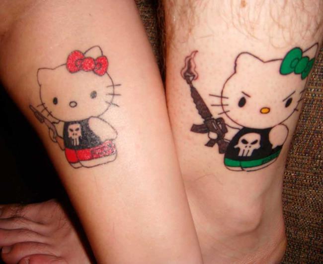 Tatouages ​​de couple: 200 belles photos et idées