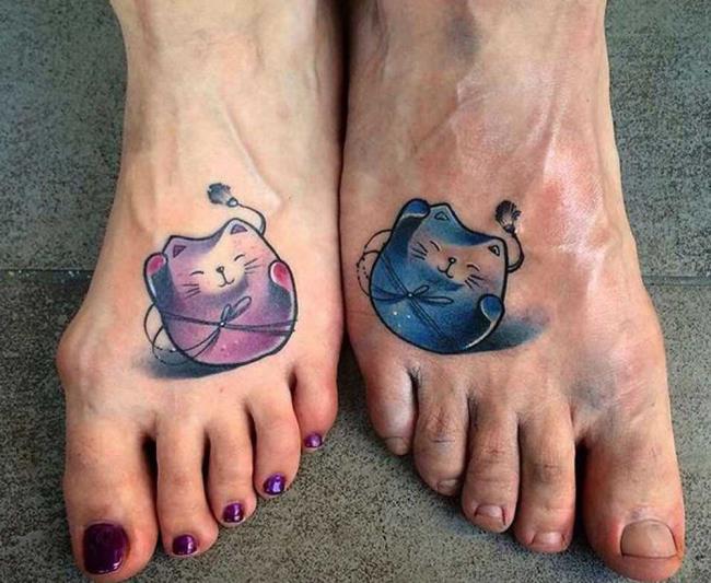 Couple tattoos: 200 beautiful photos and ideas