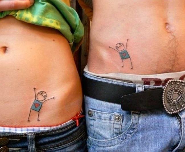 Tatuaje de cuplu: 200 de fotografii și idei frumoase