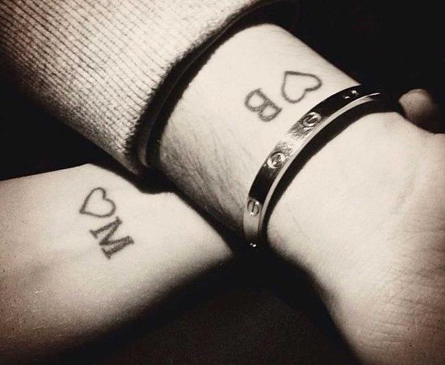 Tatouages ​​de couple: 200 belles photos et idées