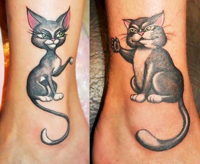 Tatouages ​​de couple: 200 belles photos et idées