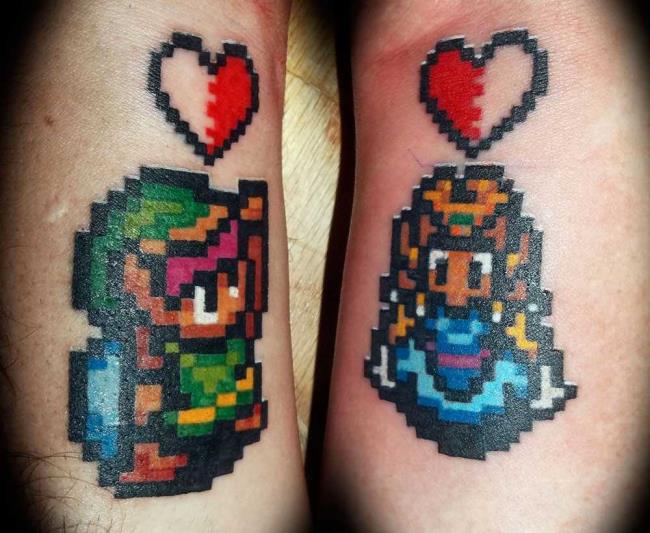 Couple tattoos: 200 beautiful photos and ideas