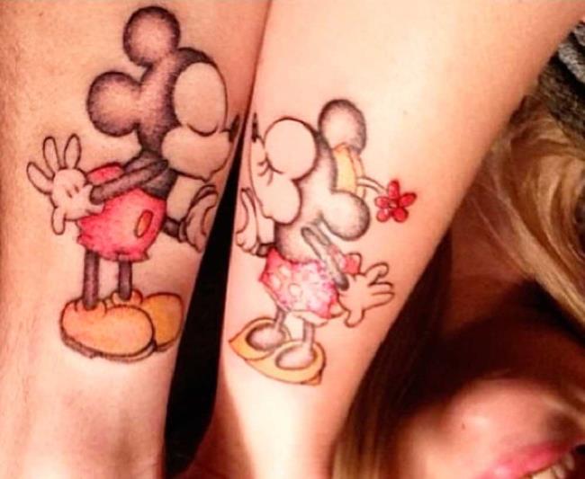 Couple tattoos: 200 beautiful photos and ideas