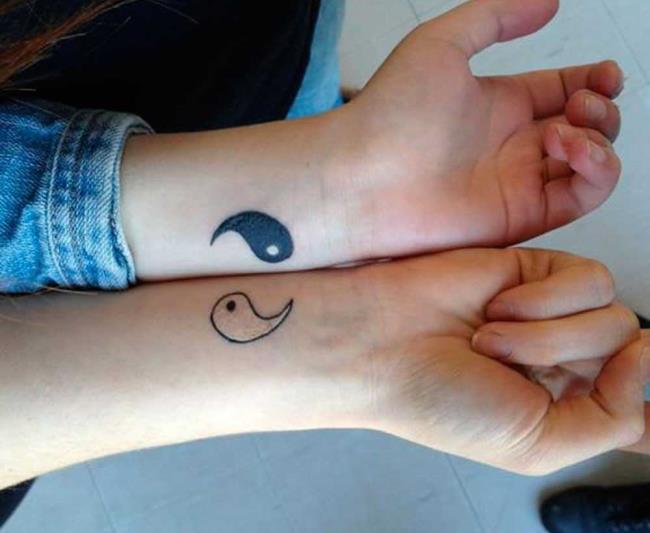 Tatouages ​​de couple: 200 belles photos et idées