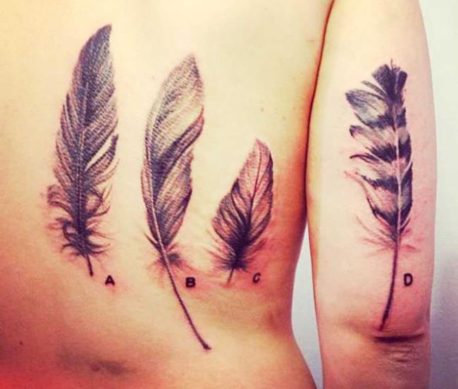 Feather tattoo: meaning and 150 photos to inspire you