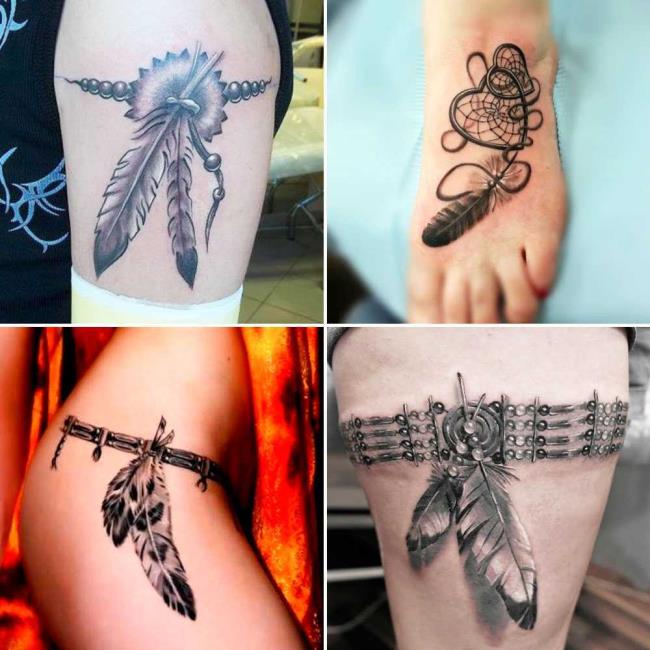 Tatuagem de penas: significado e 150 fotos para inspirar você